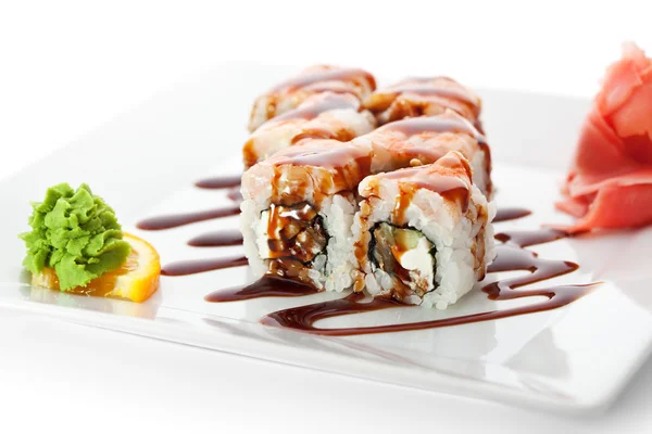 Cocina japonesa - Sushi — Foto de Stock