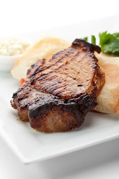 Varkensvlees biefstuk — Stockfoto