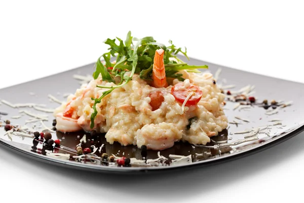 Zeevruchten risotto — Stockfoto