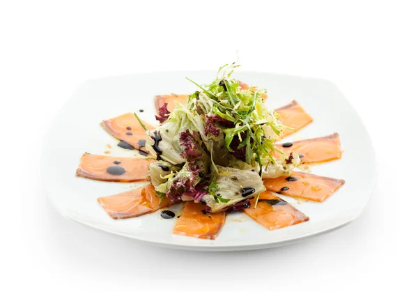 Salmon Carpaccio — Stock Photo, Image