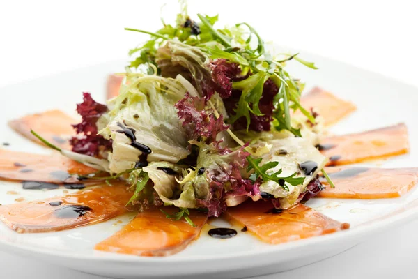 Salmon Carpaccio — Stock Photo, Image