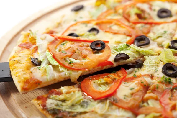 Pizza vegetariana — Foto Stock