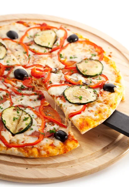 Vegetarische Pizza — Stockfoto