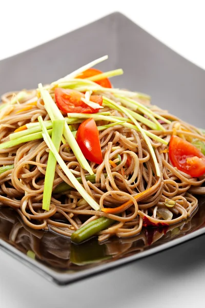 Pasta med grönsaker — Stockfoto