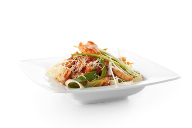 Deniz ürünleri linguine