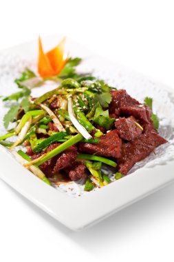 sebze ile sığır eti