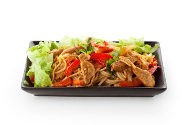 domuz eti ile erişte