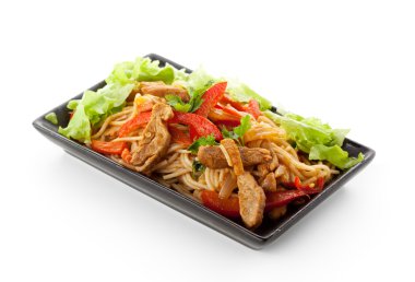 domuz eti ile erişte