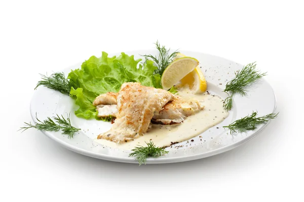 Grillad fisk — Stockfoto