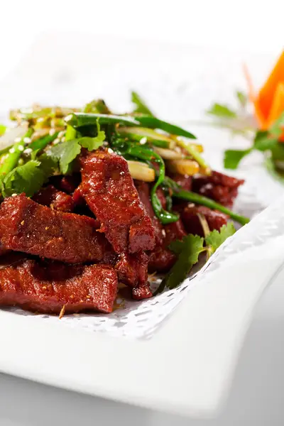 Zöldséges marhahús — Stock Fotó