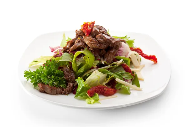 Salada de carne — Fotografia de Stock
