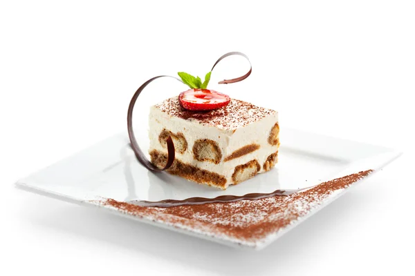 Sobremesa de Tiramisu — Fotografia de Stock