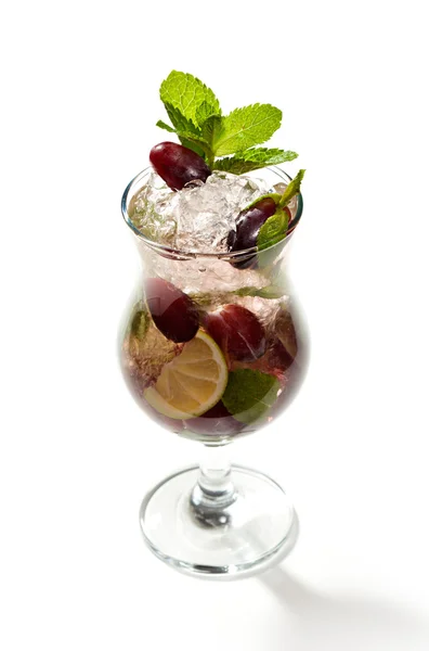 Cocktail - Grape Mojito — Stock Photo, Image