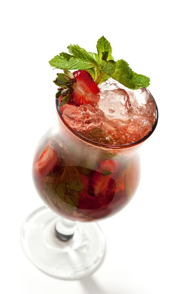 Cocktail - Berry Mojito — Stock Photo, Image