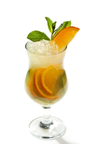 Cocktail - Orange Mojito — Zdjęcie stockowe