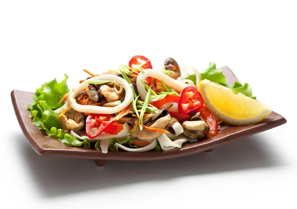 Noodles with Seafood — Stock Photo, Image