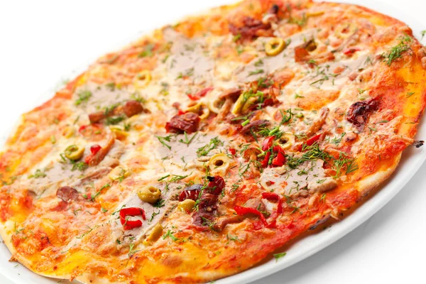 Pizza — Stockfoto