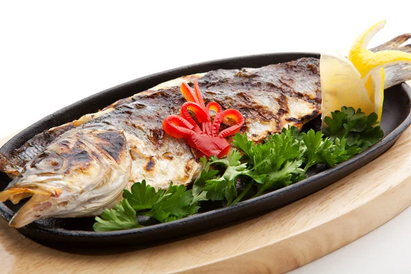 Barbacoa Sea Bass — Foto de Stock