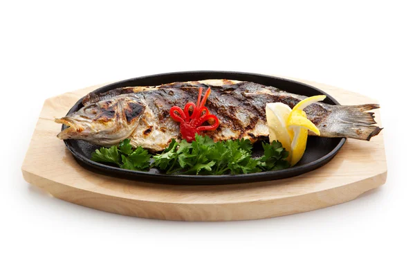 Barbacoa Sea Bass — Foto de Stock