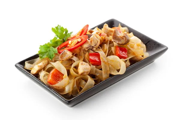 Noodles with Chicken — Stock Photo, Image