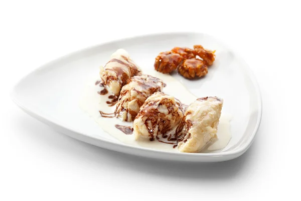 Rotolo di sushi al cioccolato — Foto Stock