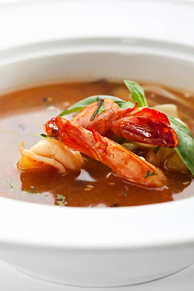 Sopa de mariscos — Foto de Stock