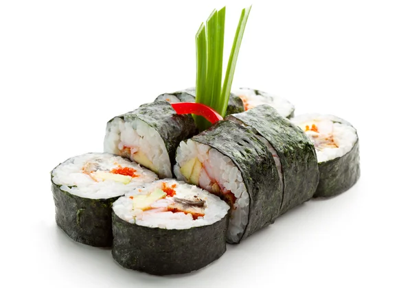 Dania kuchni japońskiej - sushi — Zdjęcie stockowe
