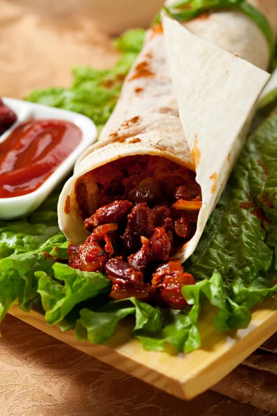 Burrito Ordförande — Stockfoto