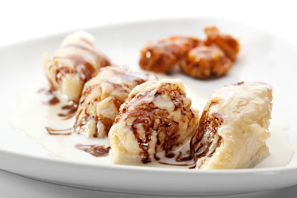 Chocolate Sushi Roll — Stock Photo, Image