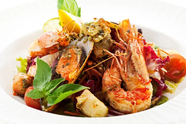 Seafood sallad — Stockfoto