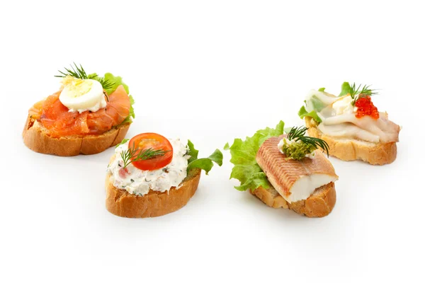 Canapés — Foto de Stock