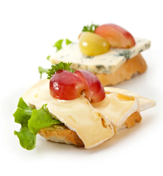 Canapés — Foto de Stock