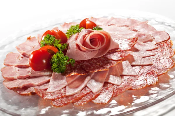 Piatto di carne — Foto Stock