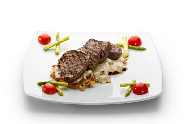 Vepřový steak — Stock fotografie