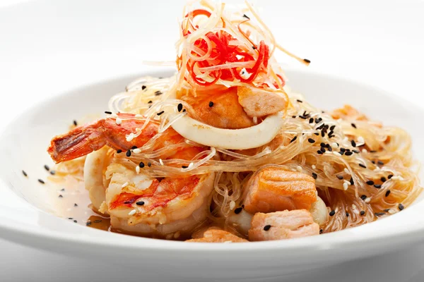 Seafood Noodles — Stock Photo, Image