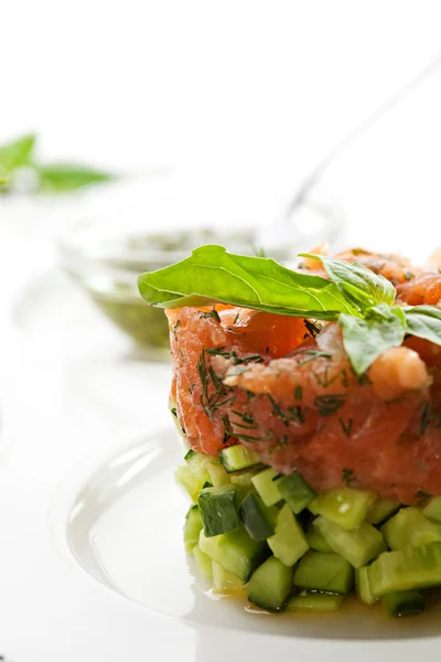 Salmon Tartare Stock Picture