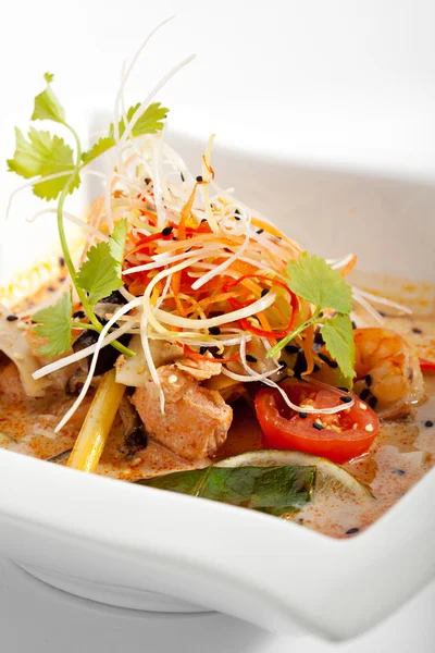 Thajská jídla - tom yam kung — Stock fotografie