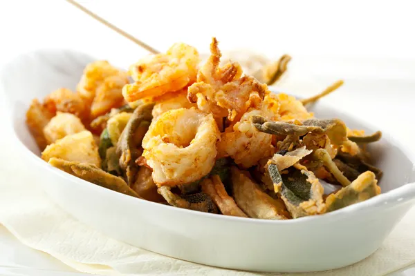 Frutti di mare fritti — Foto Stock