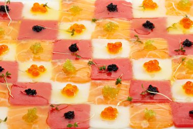 Deniz ürünleri carpaccio