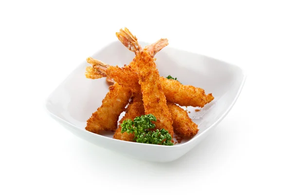 Gamberetti tempura — Foto Stock