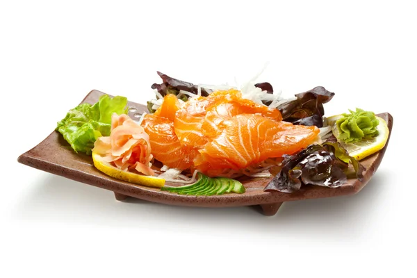 Sashimi di salmone — Foto Stock