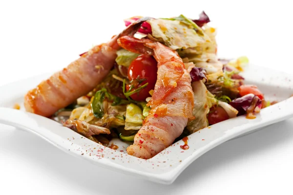 Seafood sallad — Stockfoto