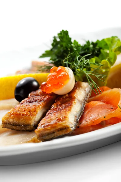 Fiskeplate – stockfoto