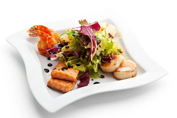 Seafood Plate — Stock Photo, Image