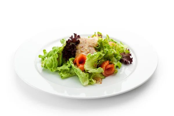 Zalm salade — Stockfoto
