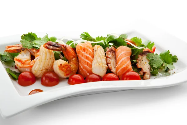 Zeevruchten salade — Stockfoto