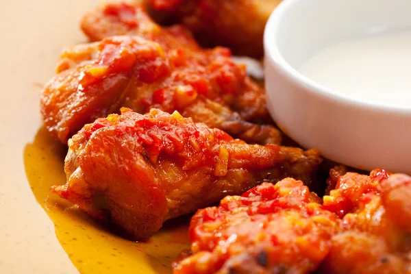 Fried Chicken Wings — Stock Photo, Image