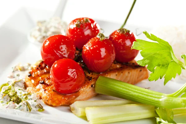 Salmon Steak — Stock Photo, Image