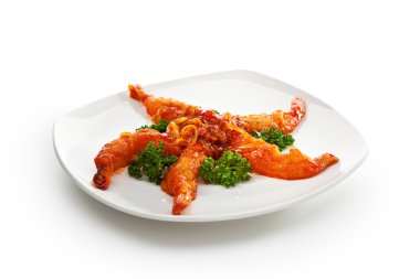 Kabuklu deniz hayvanı.