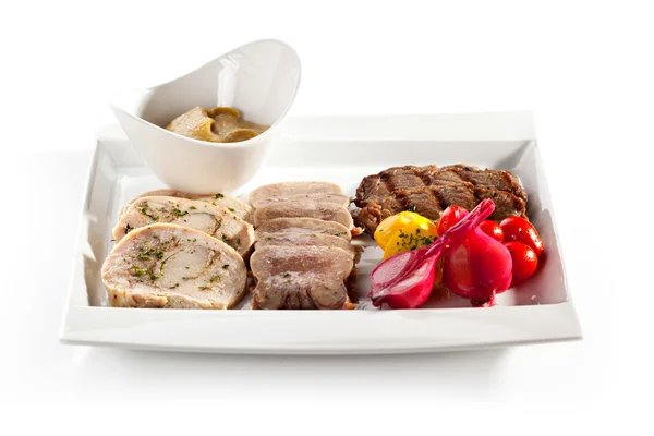 Meat Plate — Stock Photo, Image